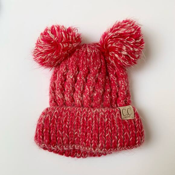 C.C Exclusive and Capelli Pink Girls Toddler hat bundle 2 Hats Set - Picture 4 of 8